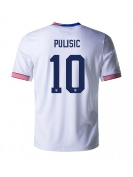 Förenta Staterna Christian Pulisic #10 Replika Hemmakläder Copa America 2024 Kortärmad